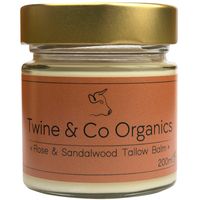 Twine & Co Organics Tallow Balm - Rose & Sandalwood